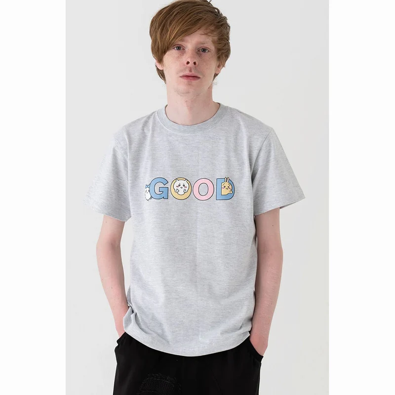 ちいかわ GOOD Tシャツ(アッシュ) - Image 4