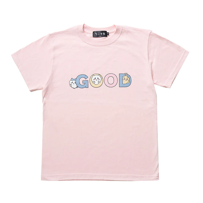 ちいかわ GOOD Tシャツ(ベビーピンク) - Image 4