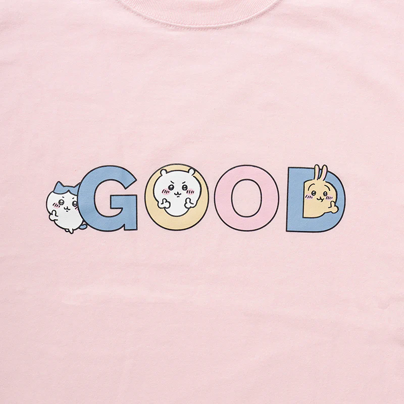 ちいかわ GOOD Tシャツ(ベビーピンク) - Image 7
