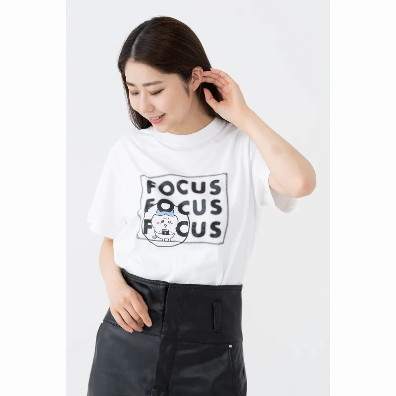 ちいかわ フォーカス Tシャツ(ホワイト) - Image 3