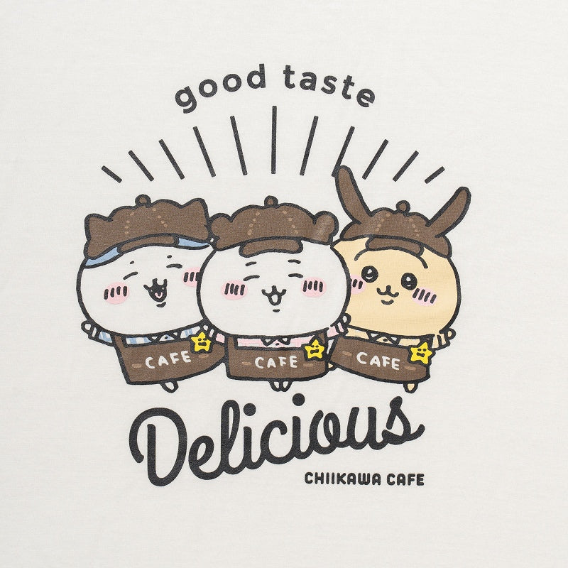 ちいかわ Cafe Tシャツ デリシャス オフ白【１会計 各サイズ２点まで】 - Image 6