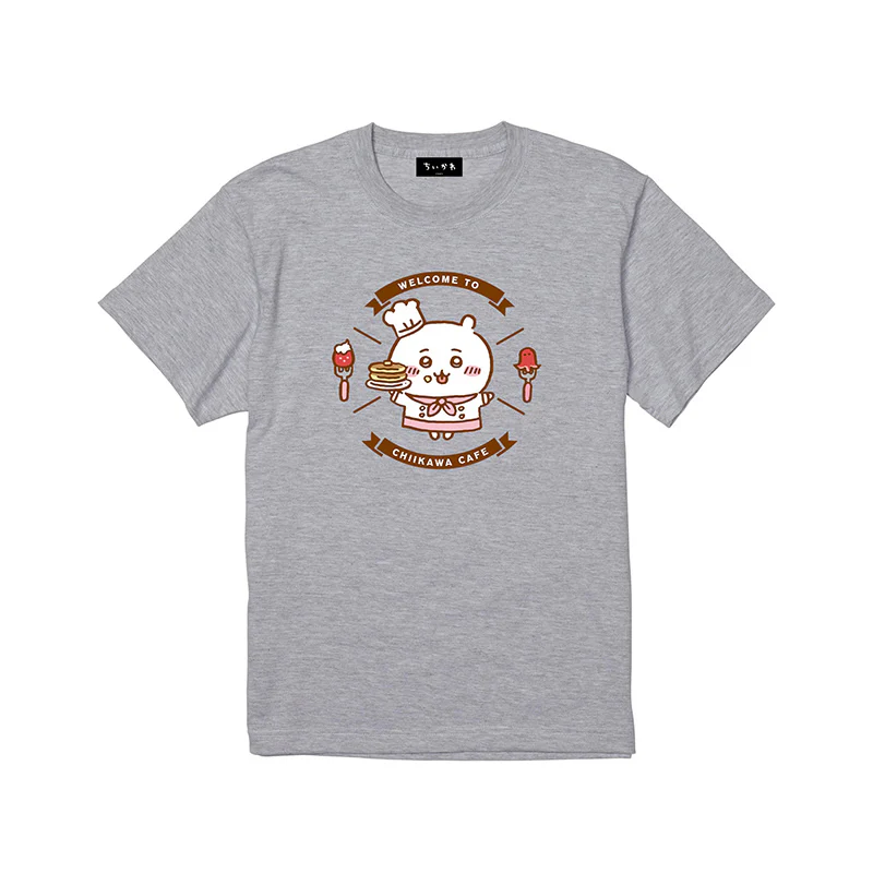 ちいかわ Cafe Tシャツ ウェルカム アッシュ【１会計 各サイズ２点まで】 - Image 2