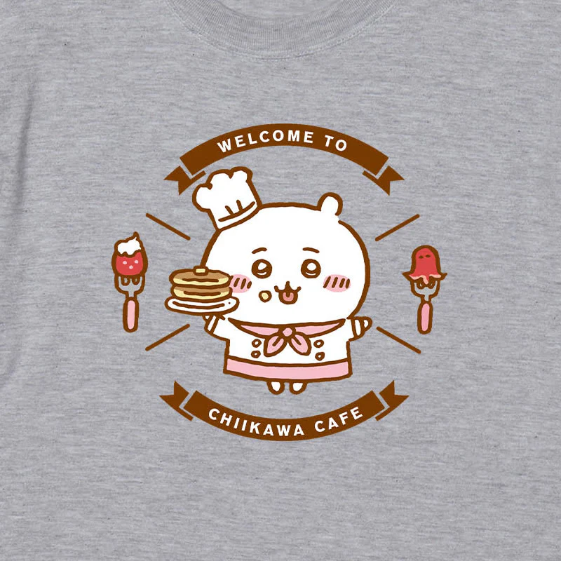 ちいかわ Cafe Tシャツ ウェルカム アッシュ【１会計 各サイズ２点まで】 - Image 5