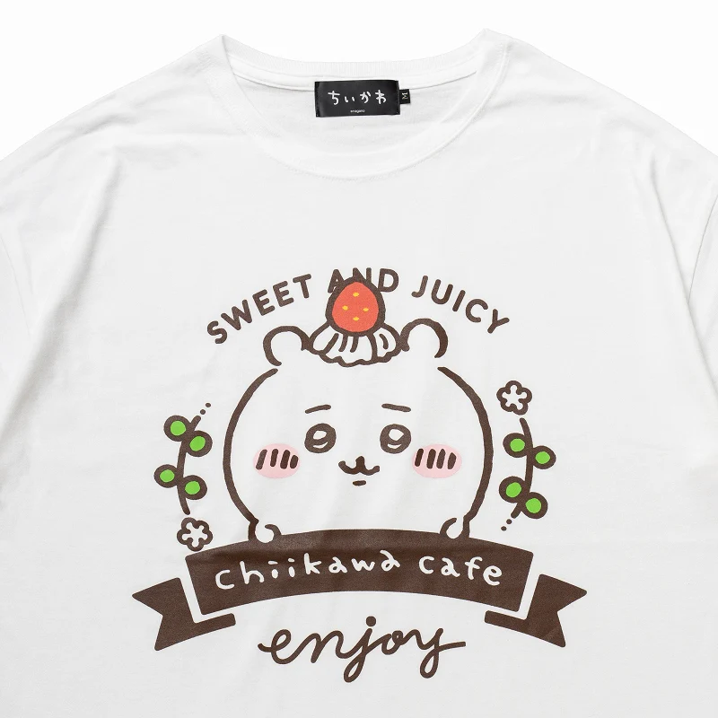ちいかわ Cafe ビックTシャツ スイーツ ホワイト【１会計 各サイズ２点まで】 - Image 5