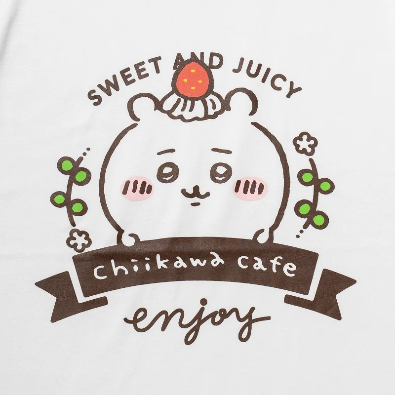 ちいかわ Cafe ビックTシャツ スイーツ ホワイト【１会計 各サイズ２点まで】 - Image 6