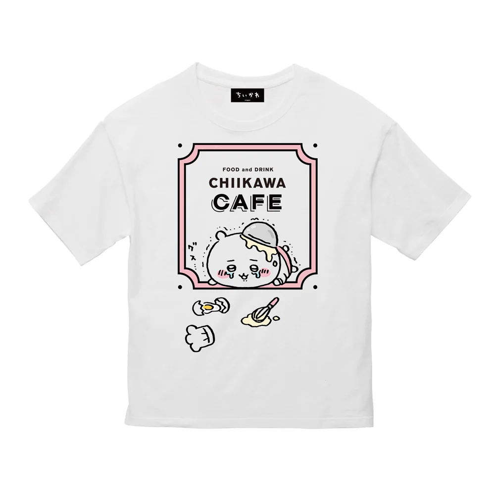 ちいかわ Cafe ビックTシャツ グス泣 ホワイト【１会計 各サイズ２点まで】 - Image 2