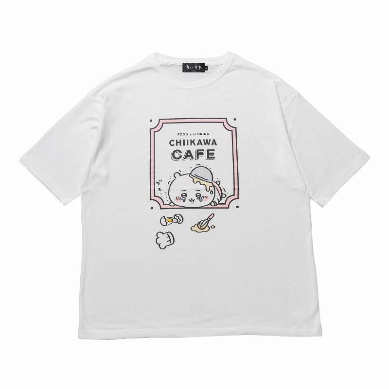 ちいかわ Cafe ビックTシャツ グス泣 ホワイト【１会計 各サイズ２点まで】 - Image 3