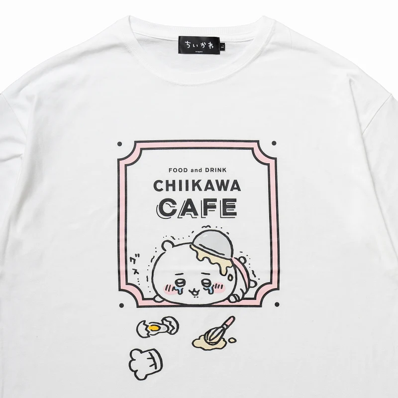ちいかわ Cafe ビックTシャツ グス泣 ホワイト【１会計 各サイズ２点まで】 - Image 5