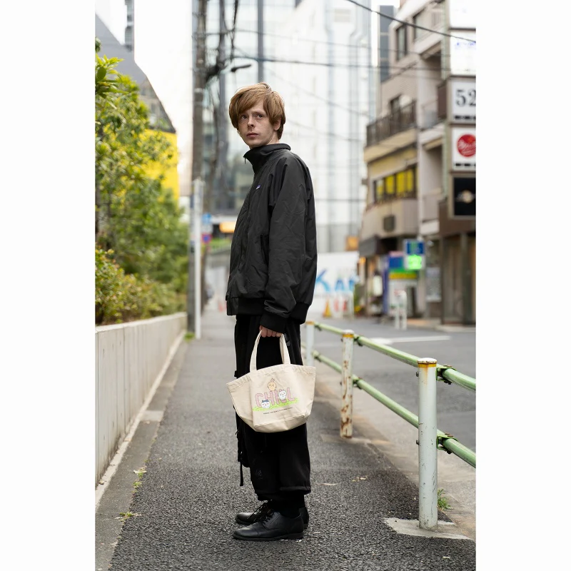 ちいかわ ランチトートバック CHILL（ナチュラル） - Image 3
