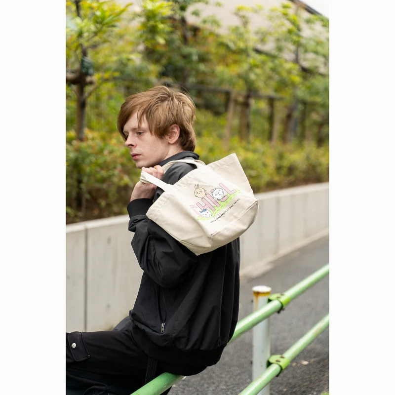 ちいかわ ランチトートバック CHILL（ナチュラル） - Image 4