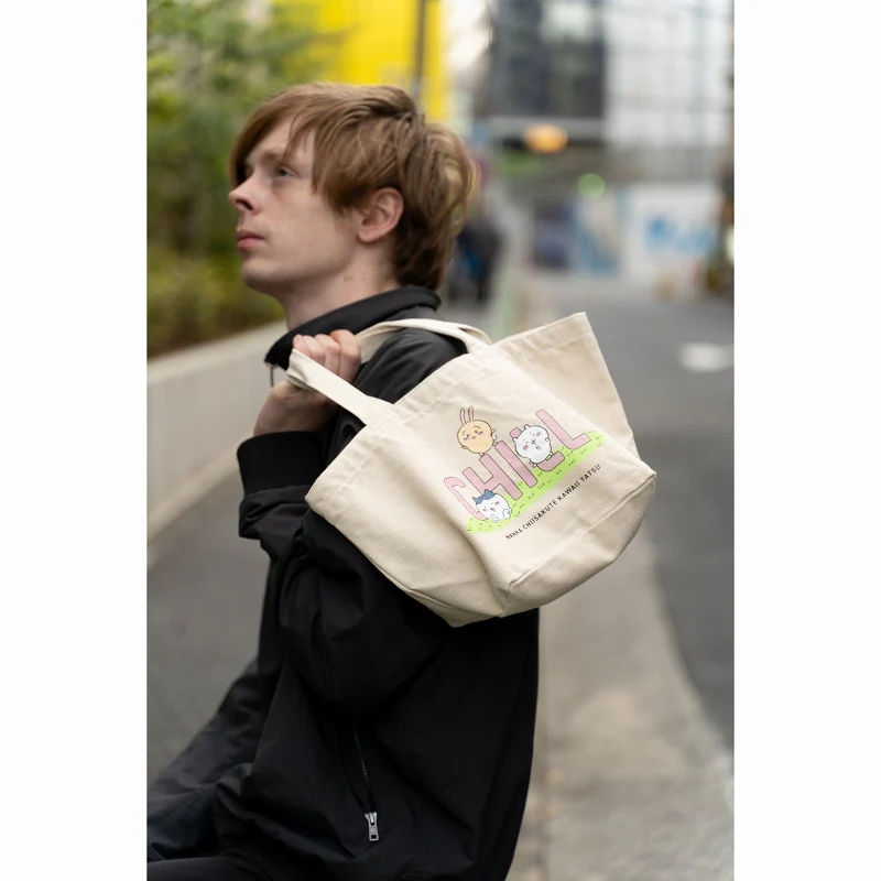 ちいかわ ランチトートバック CHILL（ナチュラル） - Image 5