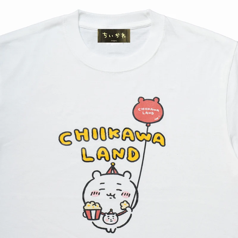 ちいかわらんど Tシャツ ポップコーン ホワイト - Image 4
