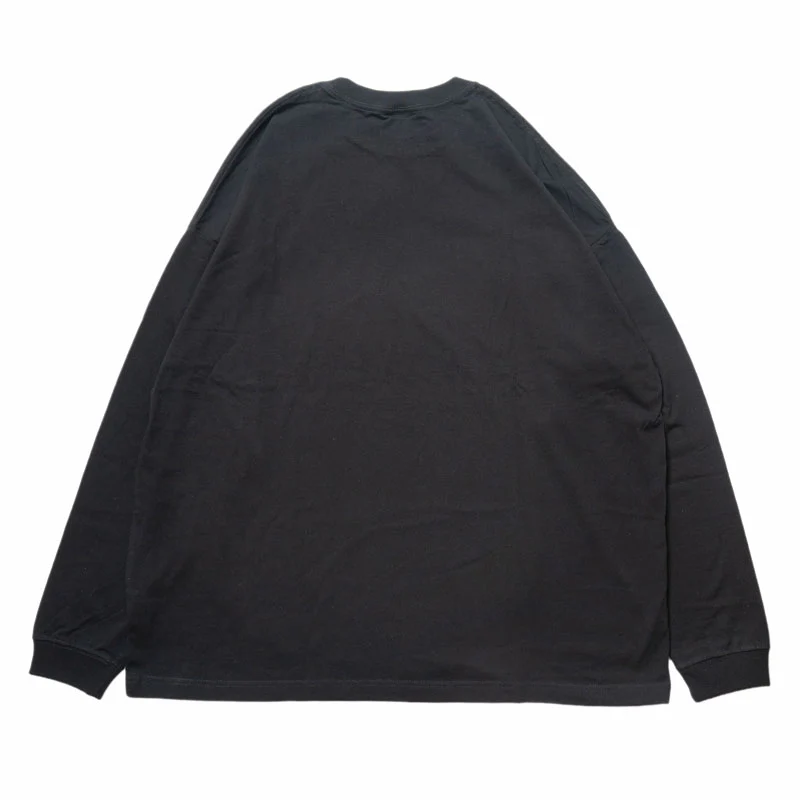 ちいかわ観光 ビックシルエットL/S Tシャツ 観光ロゴ(ブラック) - Image 9