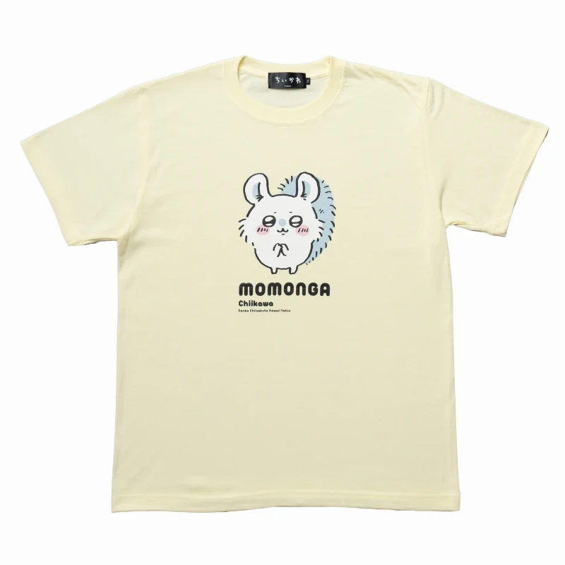 ちいかわ Tシャツ モモンガ フロストイエロー - Image 2