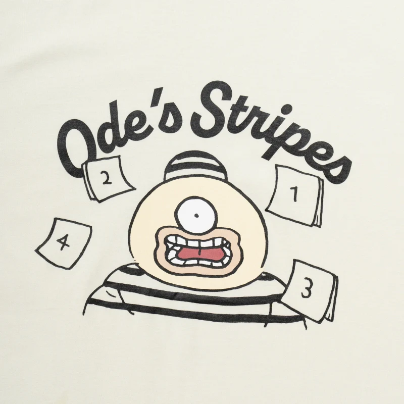 ちいかわ Tシャツ オデストライプ フロストグリーン - Image 7