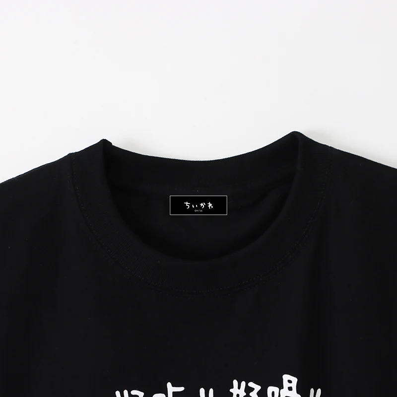ちいかわ飯店 Tシャツ オカモチ ブラック - Image 3