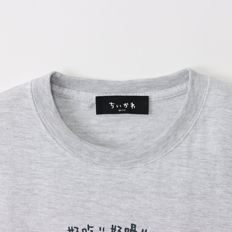 ちいかわ飯店 Tシャツ 肉まんになっちゃった アッシュ - Image 3