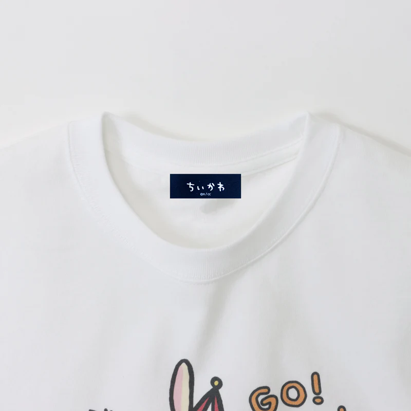 ちいかわらんど Tシャツ うさぎ ゴーカート ホワイト - Image 2