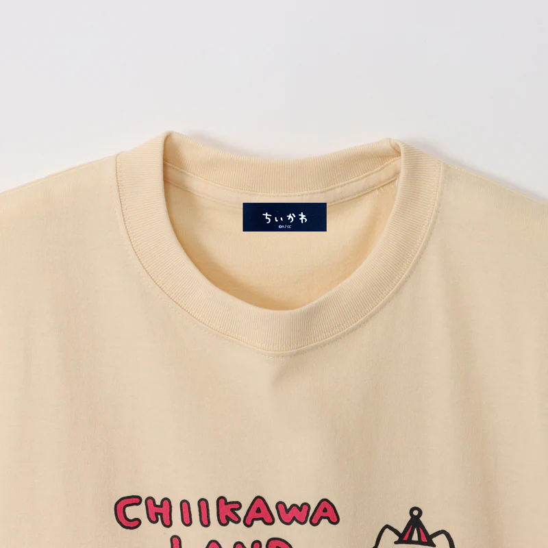 ちいかわらんど Tシャツ ちいかわカーで行く ナチュラル - Image 2