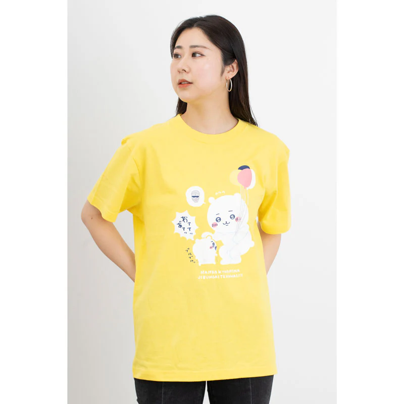 ちいかわ ワクワクゆうえんち Tシャツ 着ぐるみ イエロー - Image 3