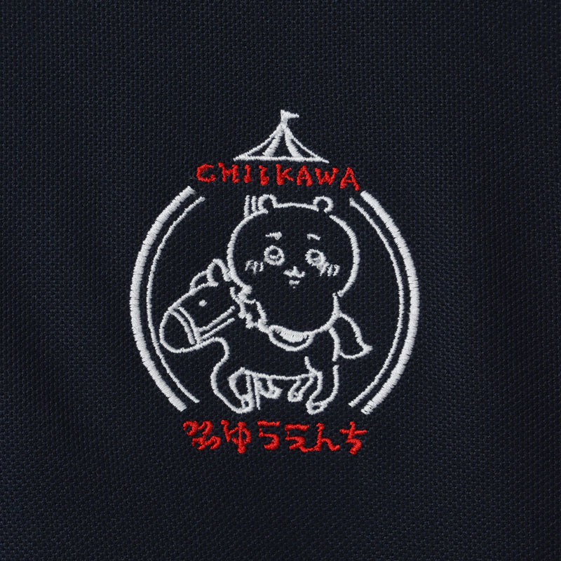 ちいかわ ワクワクゆうえんち ポロシャツ ネイビー - Image 4