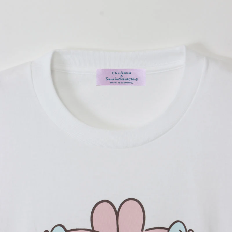 ちいかわ×サンリオキャラクターズ ビックTシャツ ちいかわ×マイメロディ ホワイト - Image 3