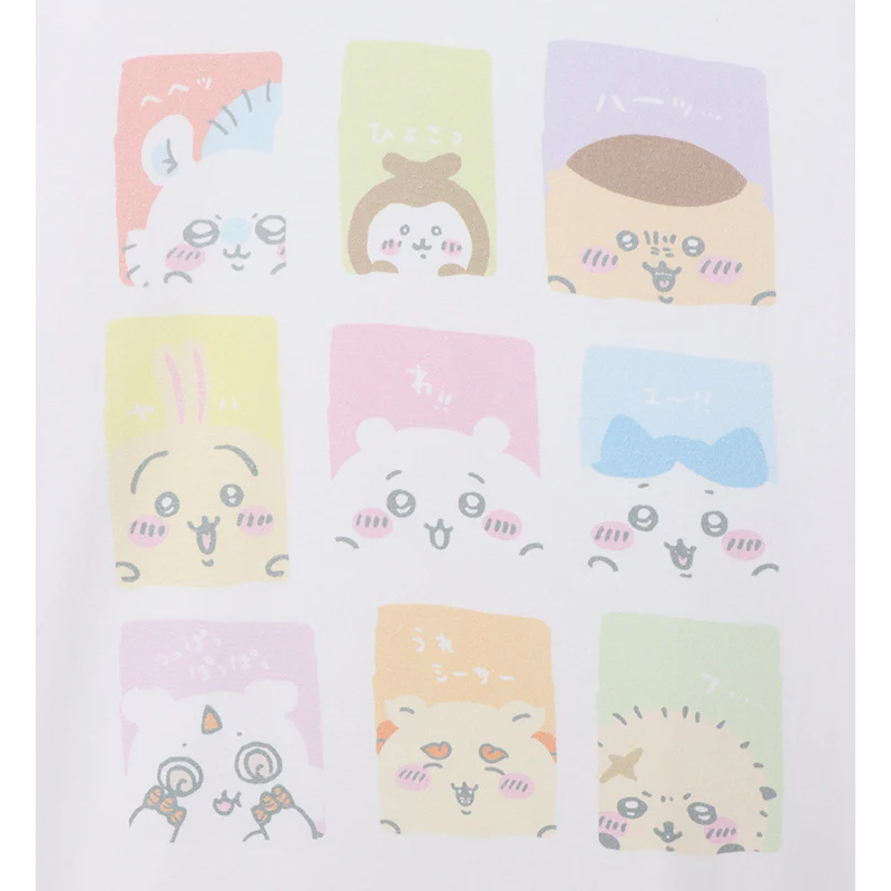 ちいかわ Tシャツ ひょっこりのぞく ホワイト - Image 3