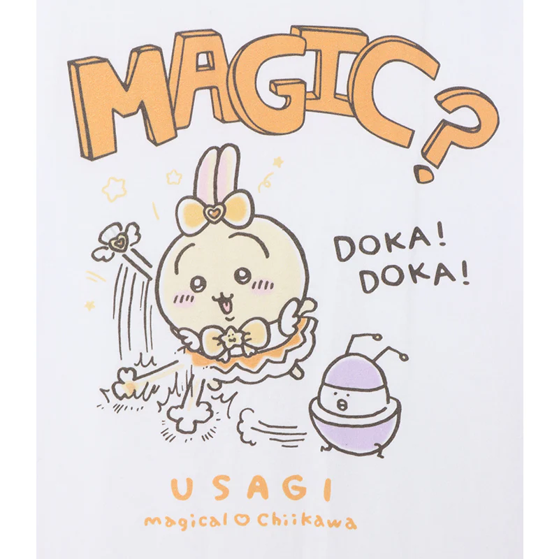 まじかるちいかわ ビッグTシャツ うさぎ MAGIC ホワイト - Image 3