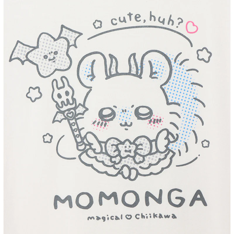 まじかるちいかわ Tシャツ マジカル☆モモンガ バニラ - Image 3