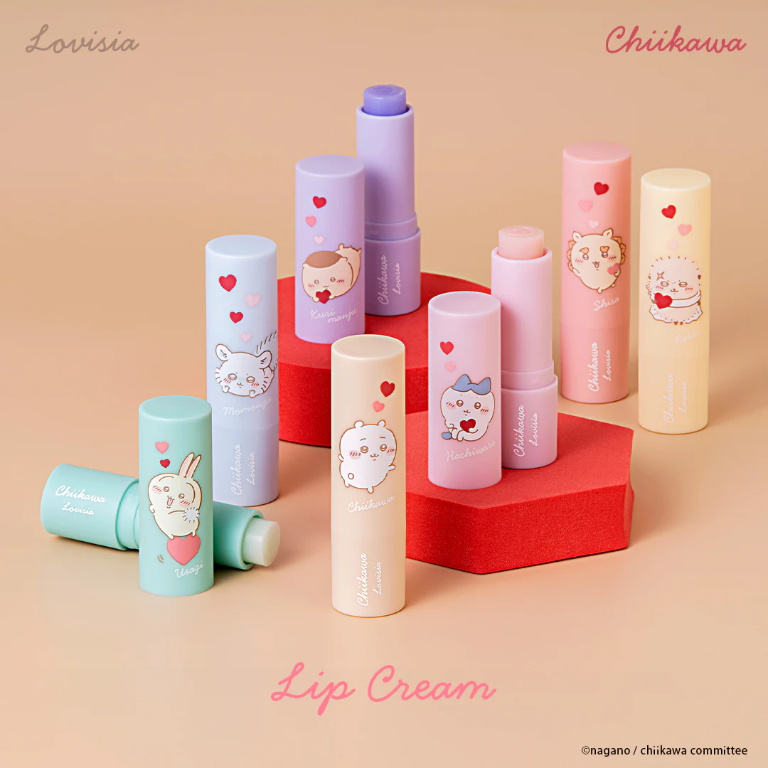 ちいかわ Lovisia リップクリーム ハートシリーズ（シーサー） - Image 2