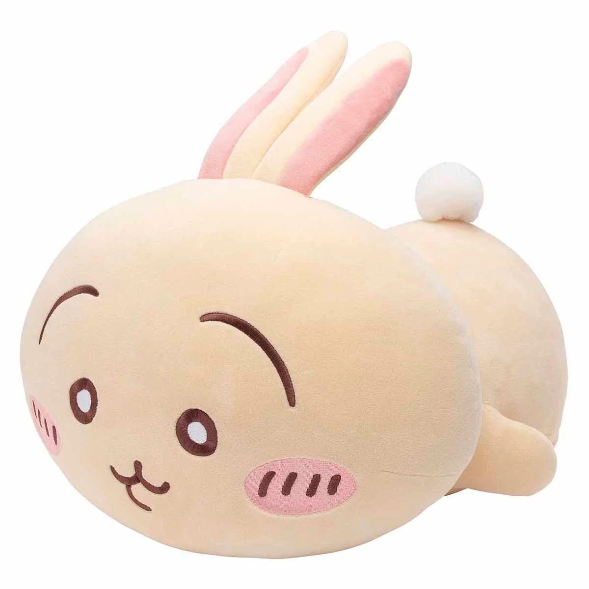 ちいかわ マシュマロみたいな寝そべり抱きぬいぐるみ(ねむねむうさぎ) - Image 4