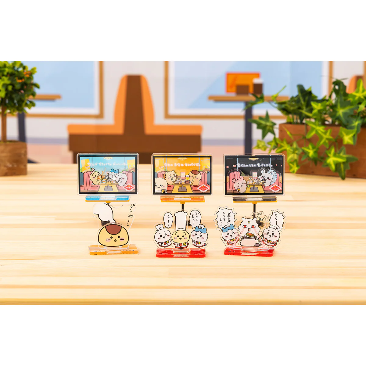 ちいかわ ちいかわレストラン レイヤーアクリルスタンド（なんかむちゃくちゃおいしいね。） - Image 2