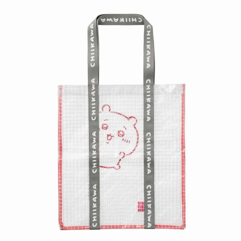 ちいかわ クリア格子のビニールトートバッグ - Image 2