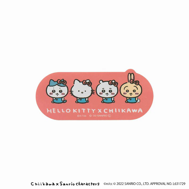 ちいかわ×サンリオキャラクターズ スマホに貼れるサイズのステッカー（ハローキティ×ちいかわ） - Image 3