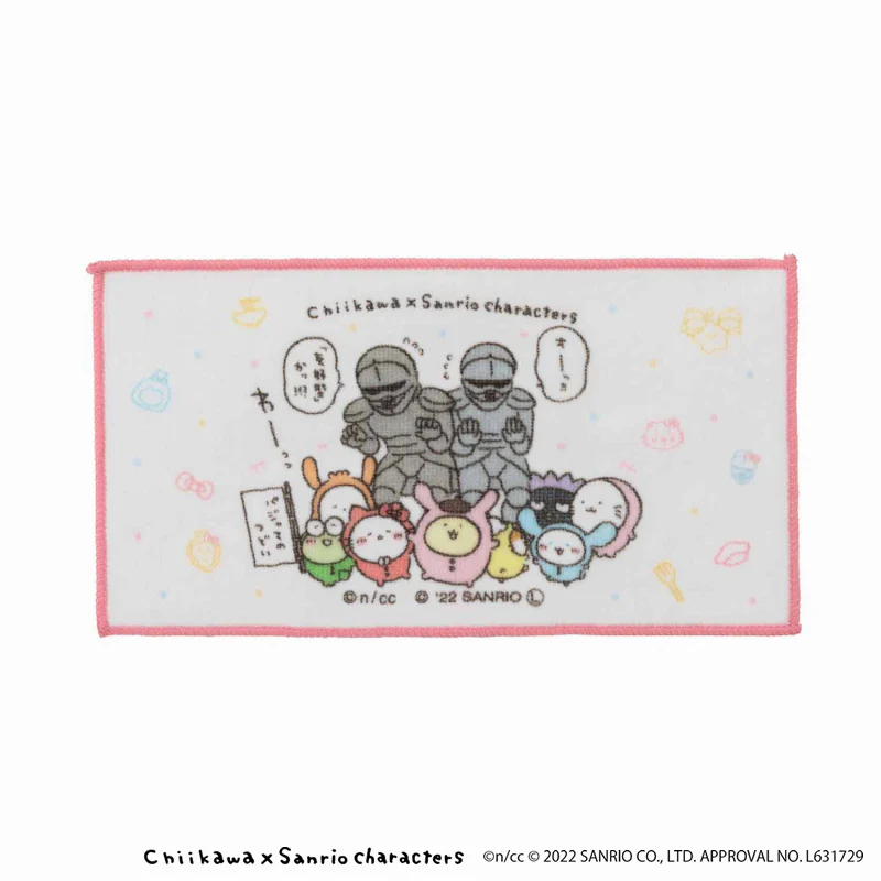 ちいかわ×サンリオキャラクターズ 3枚セットハンドタオル（集合） - Image 3