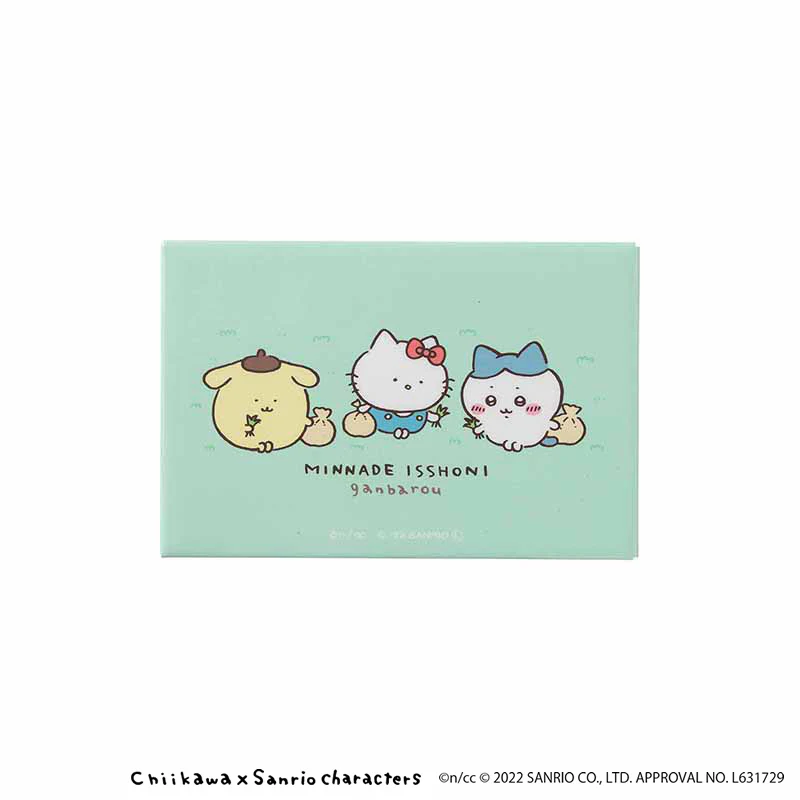 ちいかわ×サンリオキャラクターズ スクエアマグネット（草むしり） - Image 3