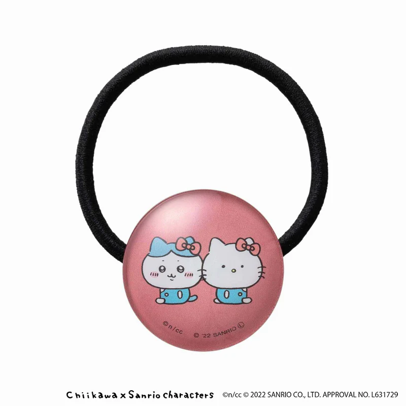 ちいかわ×サンリオキャラクターズ ガラスヘアゴム（ハチワレ・ハローキティ） - Image 5