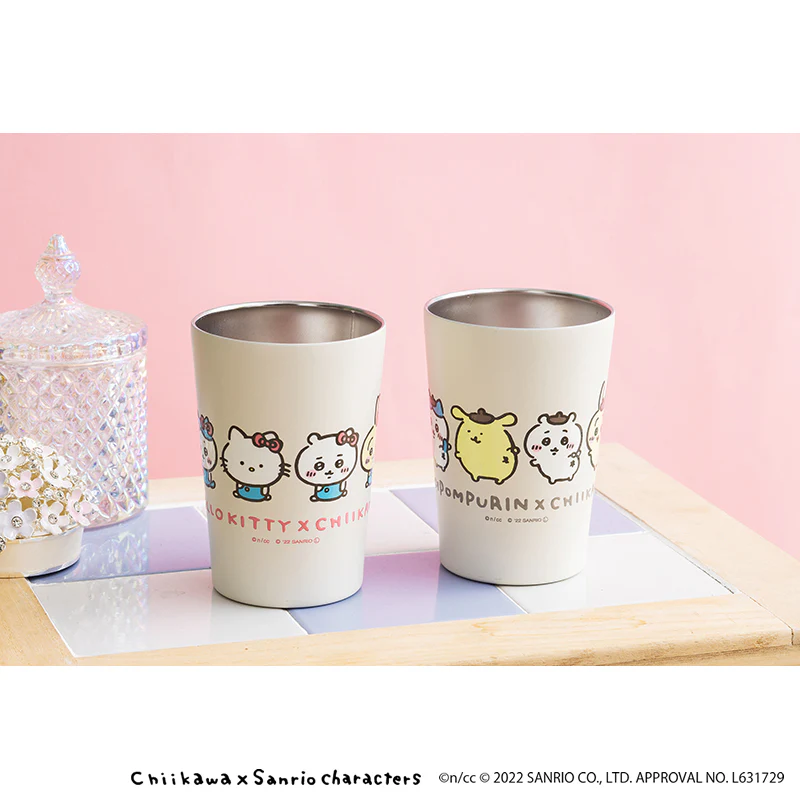 ちいかわ×サンリオキャラクターズ コンビニドリンクも入る保冷・保温タンブラー（ハローキティ×ちいかわ） - Image 3
