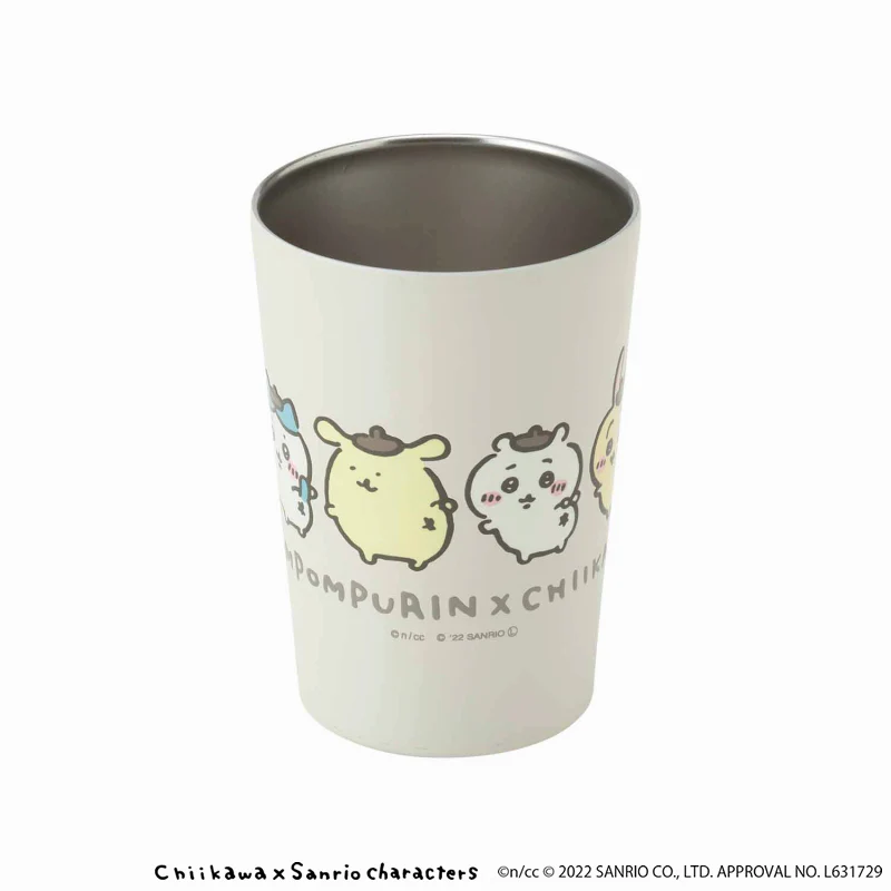 ちいかわ×サンリオキャラクターズ コンビニドリンクも入る保冷・保温タンブラー（ポムポムプリン×ちいかわ） - Image 4