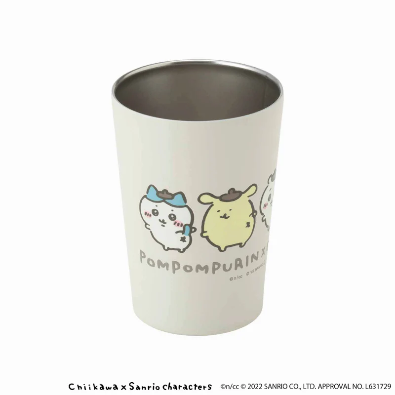 ちいかわ×サンリオキャラクターズ コンビニドリンクも入る保冷・保温タンブラー（ポムポムプリン×ちいかわ） - Image 5