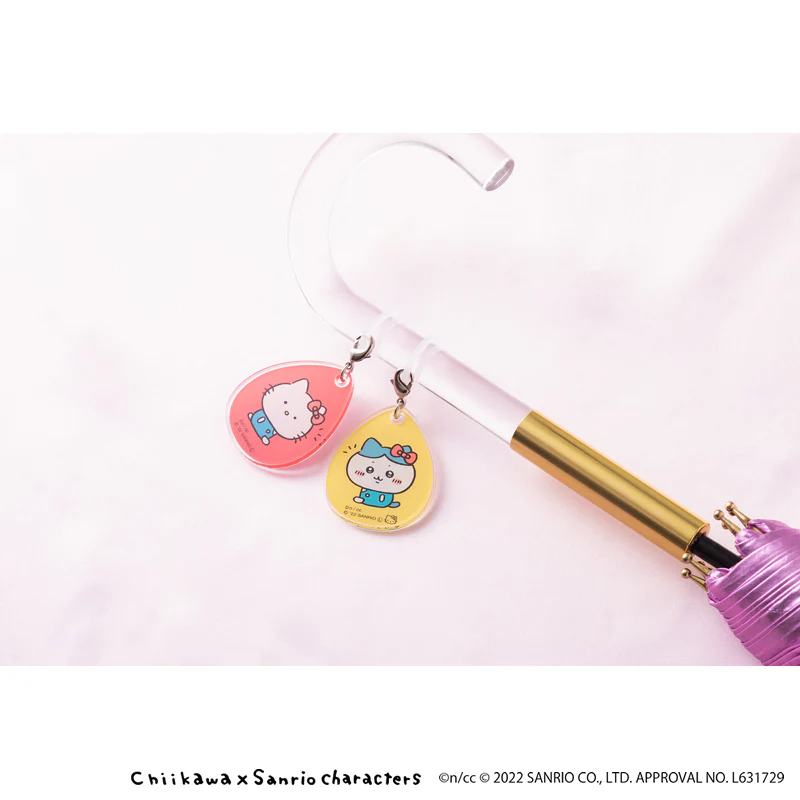 ちいかわ×サンリオキャラクターズ アンブレラマーカー 2個セット（ハチワレ・ハローキティ） - Image 2