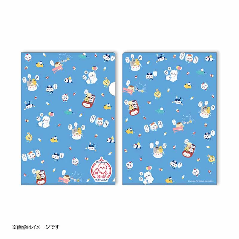 ちいかわ ワクワクゆうえんち クリアファイル2枚セット - Image 3