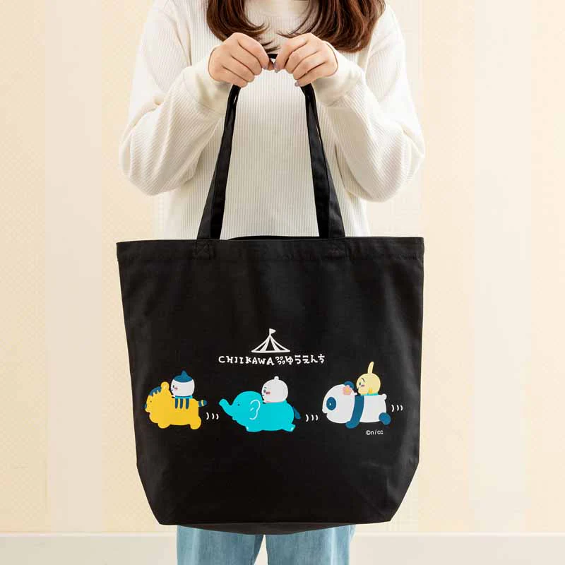 ちいかわ ワクワクゆうえんち 大きめトートバッグ（のりもの） - Image 2