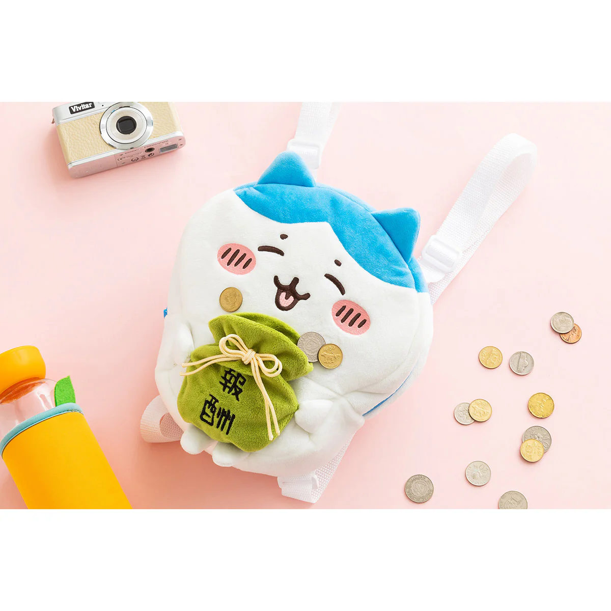 ちいかわ ぬいぐるみリュック（ハチワレ） - Image 2