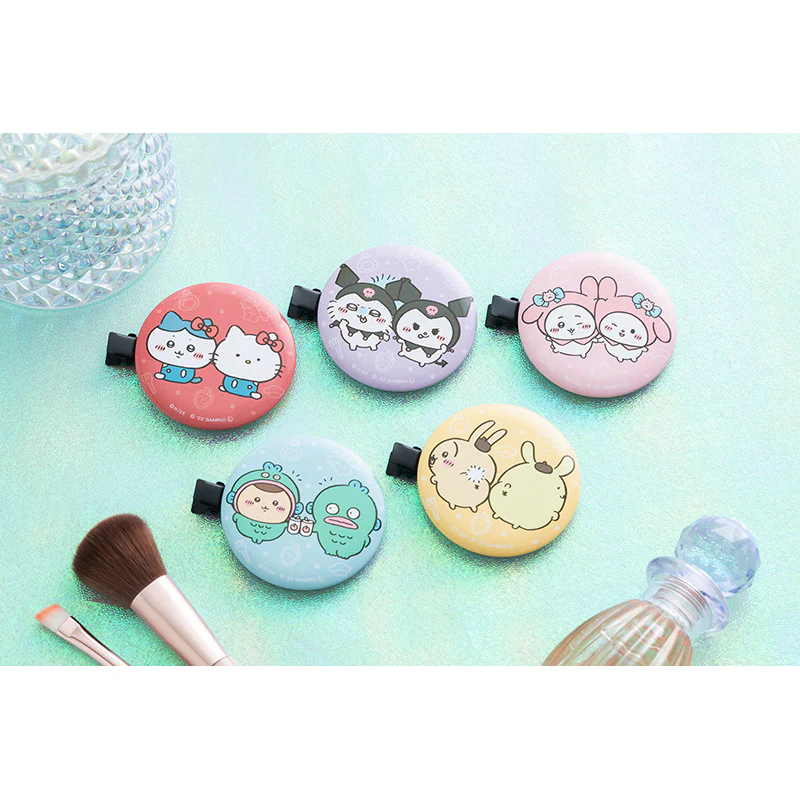 ちいかわ×サンリオキャラクターズ カンカン前髪クリップ（ハチワレ・ハローキティ） - Image 3