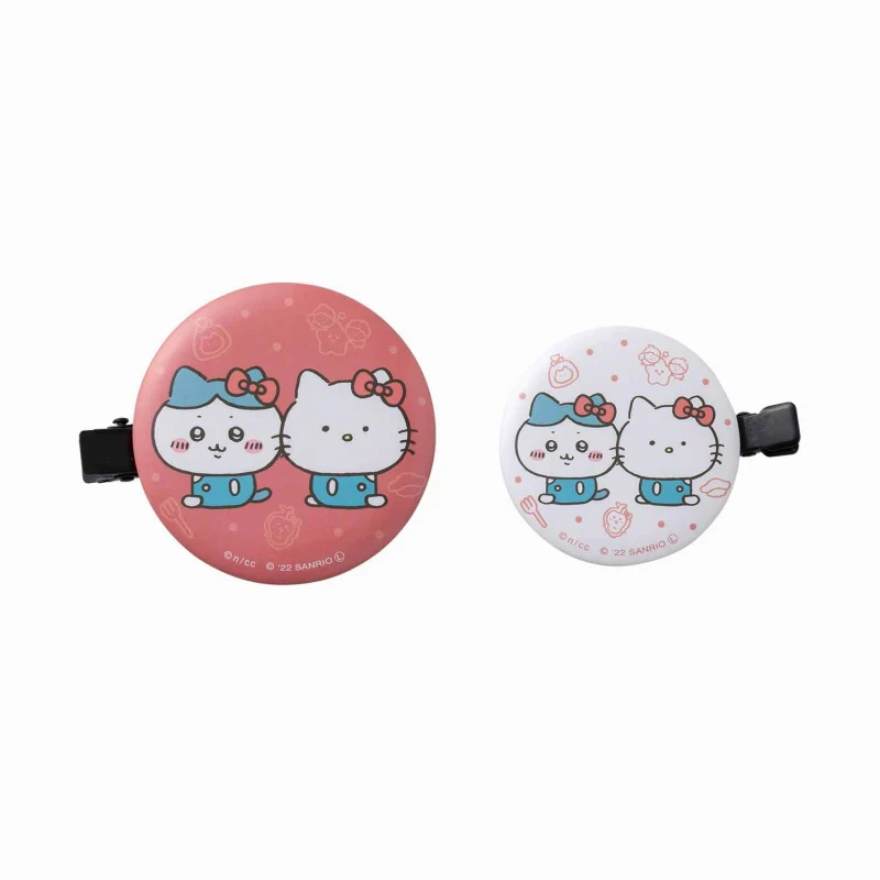 ちいかわ×サンリオキャラクターズ カンカン前髪クリップ（ハチワレ・ハローキティ） - Image 4