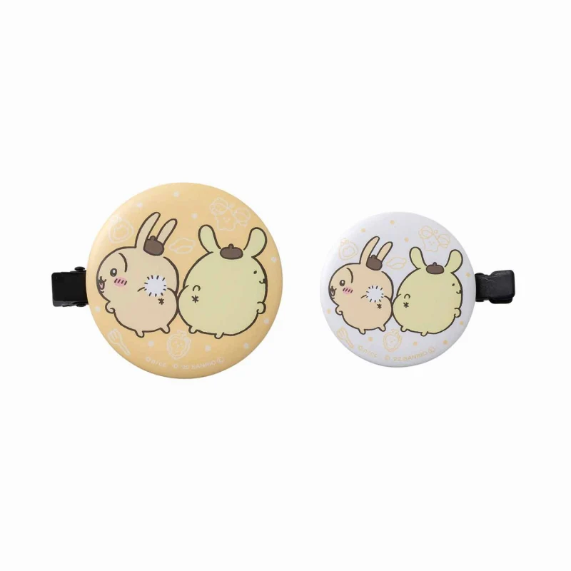 ちいかわ×サンリオキャラクターズ カンカン前髪クリップ（うさぎ・ポムポムプリン） - Image 4
