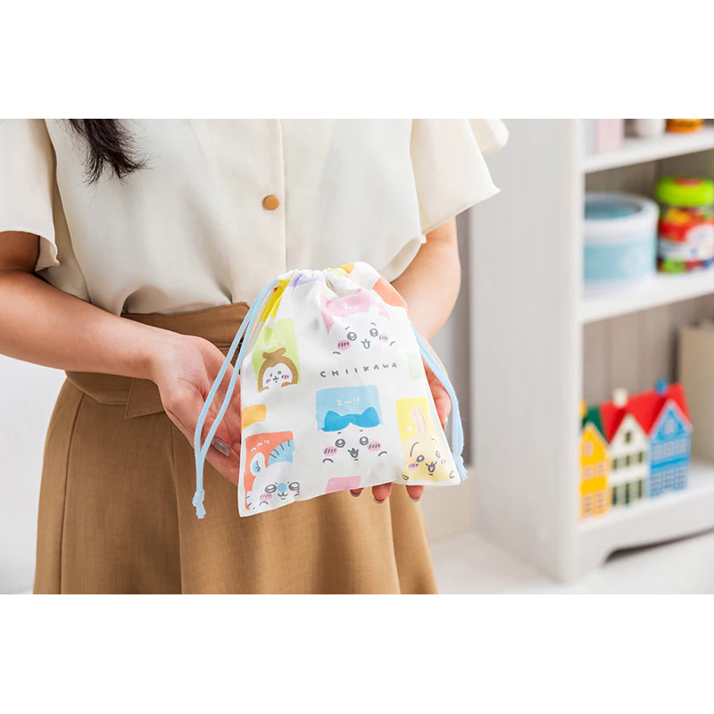 ちいかわ ひょっこりのぞく巾着 - Image 3