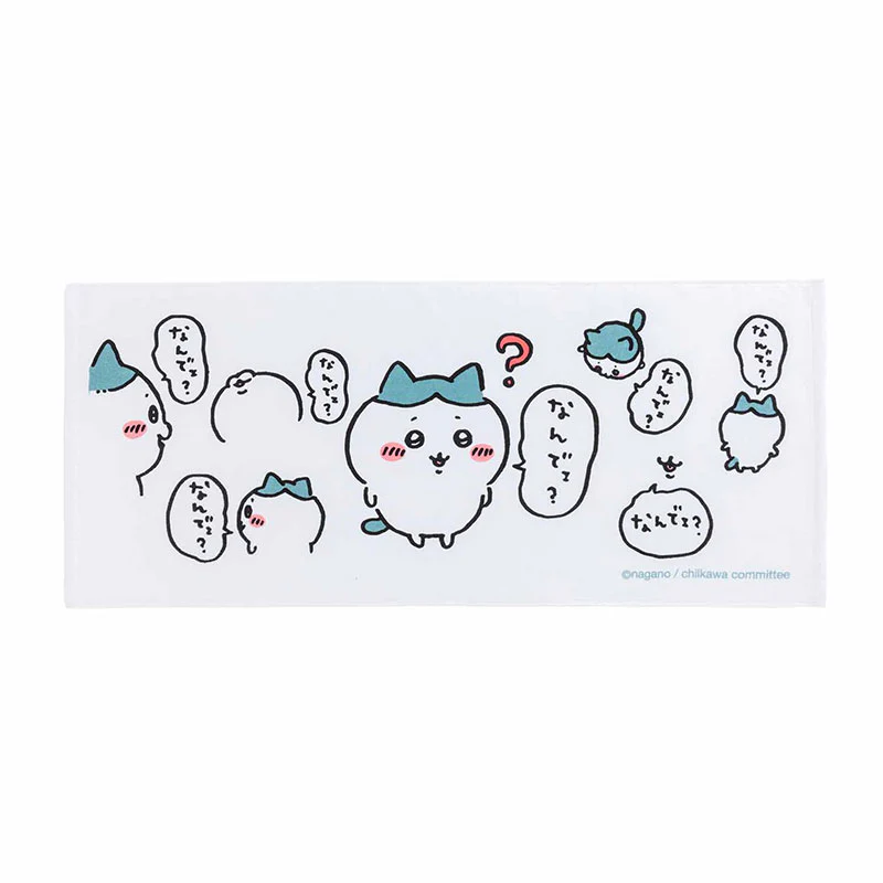 ちいかわ なんでェ？ハチワレのフェイスタオル - Image 3