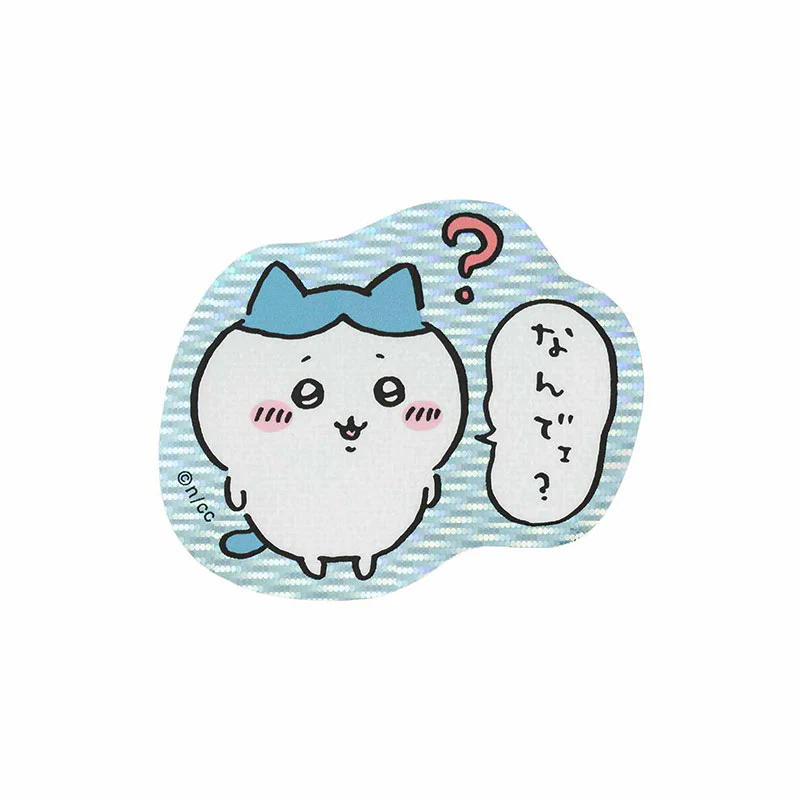 ちいかわ なんでェ？ハチワレのスマホに貼れるサイズのホログラムステッカー - Image 3